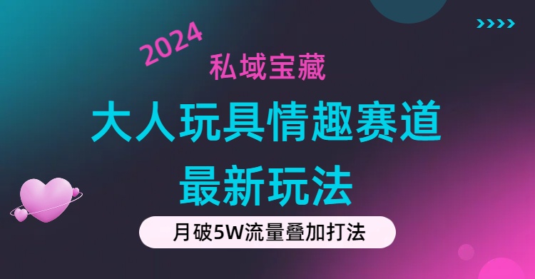 （11541期）私域宝藏：大人玩具情趣赛道合规新玩法，零投入，私域超高流量成单率高-大象聊项目