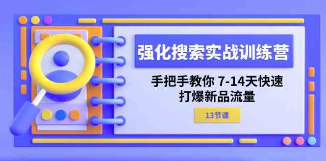 强化搜索实战训练营，手把手教你7-14天快速打爆新品流量（13节课）-大象聊项目