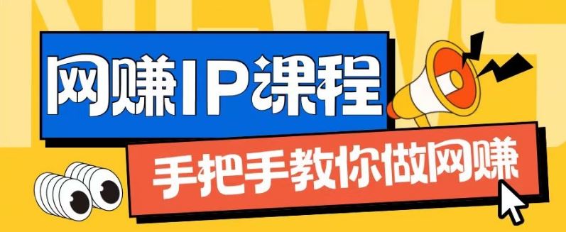 ip合伙人打造1.0，从0到1教你做网创，实现月入过万【揭秘】-大象聊项目