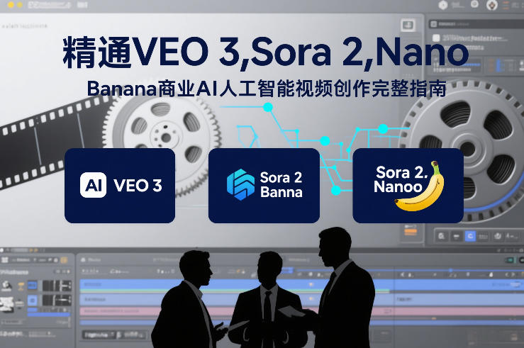 精通VEO 3，Sora 2，Nano Banana商业AI人工智能视频创作完整指南-大象聊项目
