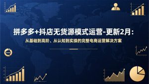 拼多多+抖店无货源模式运营-更新2月：从基础到高阶、从认知到实操的完整电商运营解决方案-大象聊项目