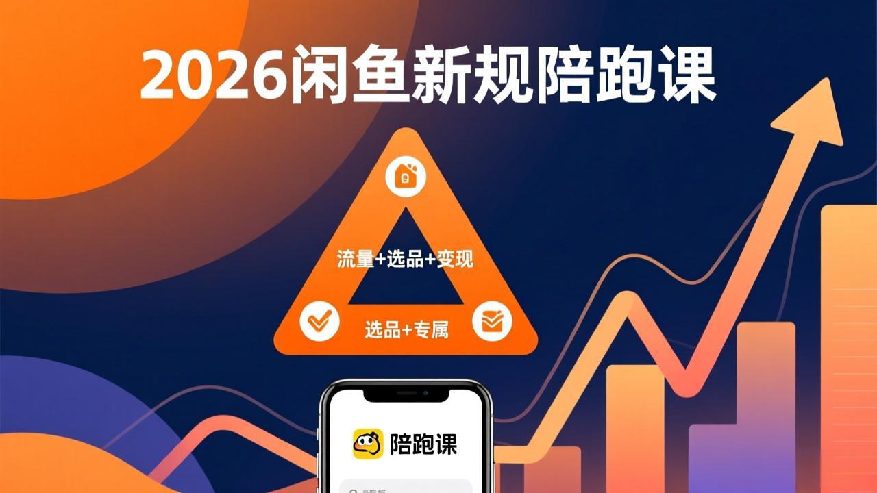 2026闲鱼高阶陪跑课全新上线，带你吃透新规玩转选品流量，从零搭建稳定变现盈利体系-大象聊项目