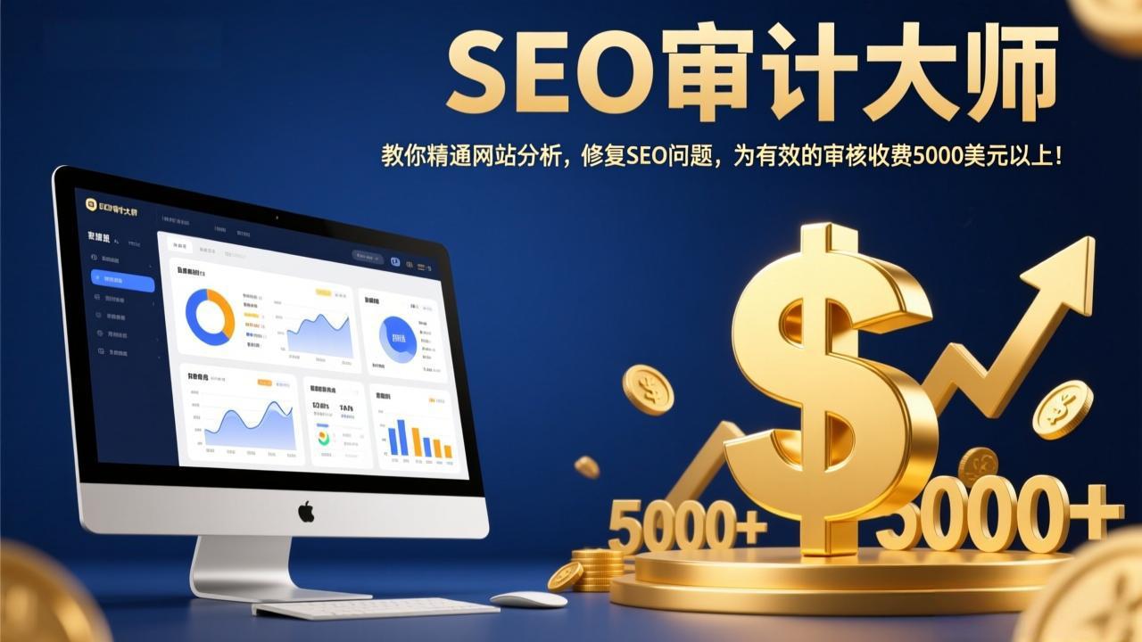 SEO审计大师：教你精通网站分析，修复SEO问题，为有效的审核收费5000美元以上！-大象聊项目