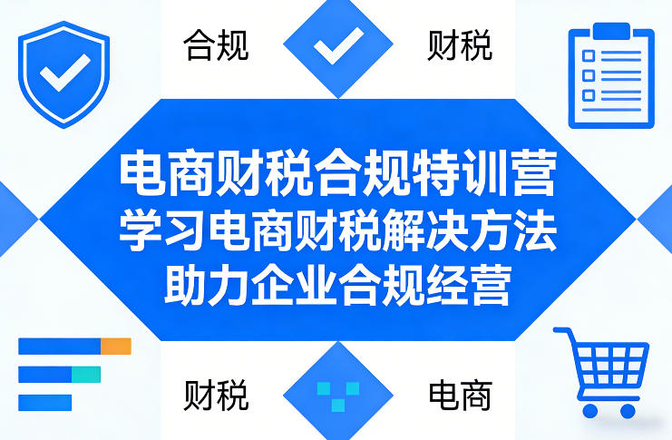 电商财税合规特训营，学习电商财税解决方法，助力企业合规经营-大象聊项目