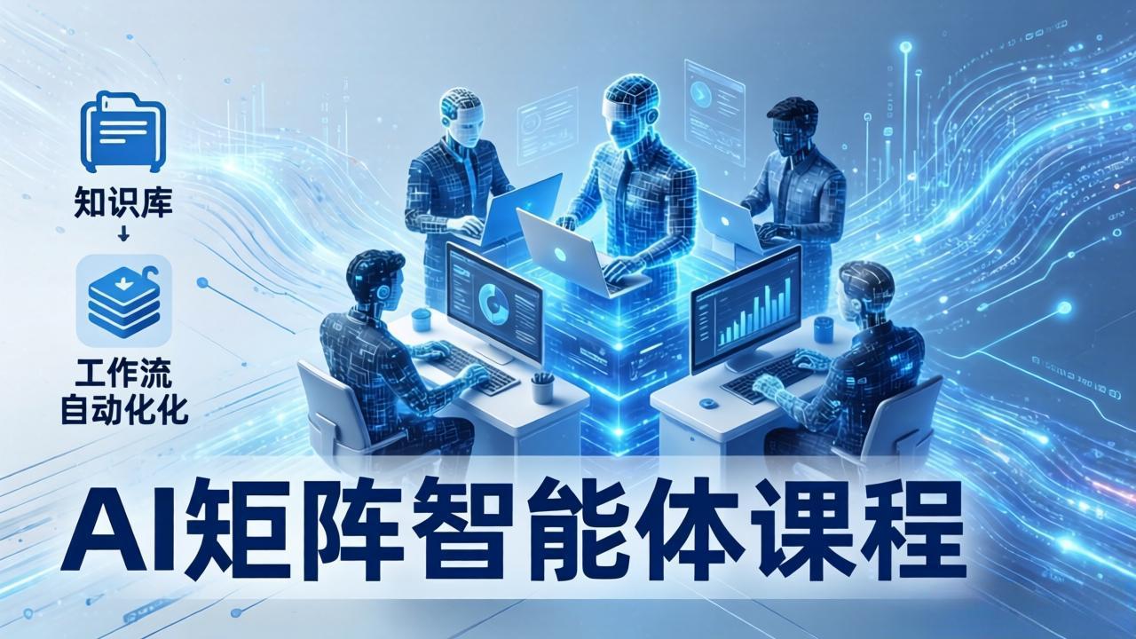 AI矩阵智能体实战：100个数字员工批量生产内容，文本知识库+工作流自动化全搞定-大象聊项目