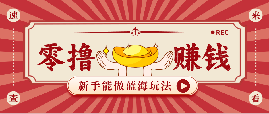 新手也能变现的蓝海玩法，一个人人能做的项目，需求量极大日入300+！-大象聊项目