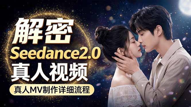 Seedance 2.0电影级真人 MV全流程拆解：提示词、运镜、粒子特效，手把手实操-大象聊项目