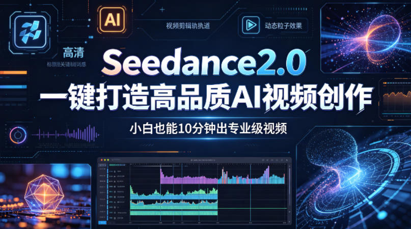 Seedance2.0一键打造高品质AI视频创作，小白也能10分钟出专业级视频-大象聊项目