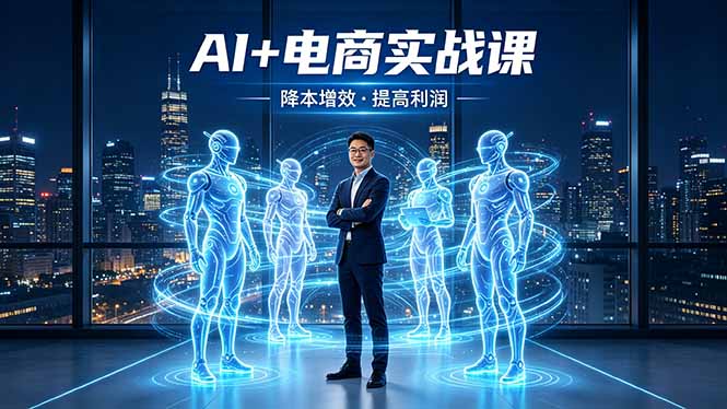 AI+电商实战课，1人+N个AI 智能体，把SOP变AI员工，实现降本增效提高利润-大象聊项目