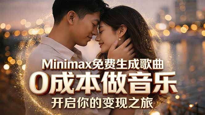 Minimax免费生成歌曲实测！0成本做音乐，说唱流行Lofi一键生成-大象聊项目
