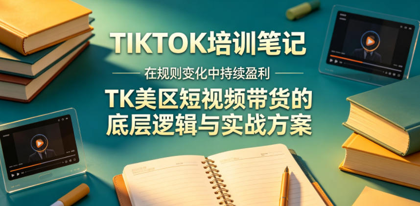 视界跨境TIKTOK4月17培训笔记，在规则变化中持续盈利，TK美区短视频带货的底层逻辑与实战方案【文档】-大象聊项目