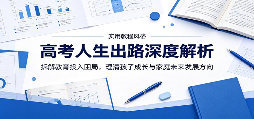 高考人生出路深度解析：拆解教育投入困局，理清孩子成长与家庭未来发展方向-大象聊项目