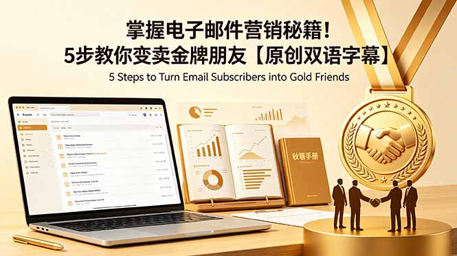 掌握电子邮件营销秘籍！5步教你变卖金牌朋友【原创双语字幕】-大象聊项目