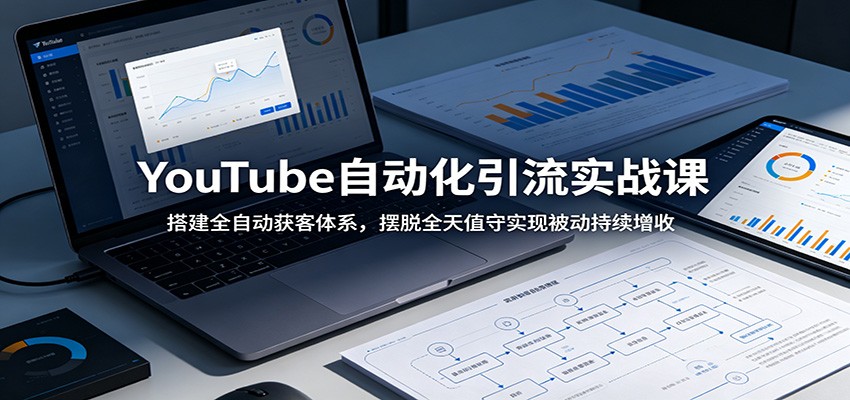 YouTube自动化引流实战课：搭建全自动获客体系，摆脱全天值守实现被动持续增收-大象聊项目