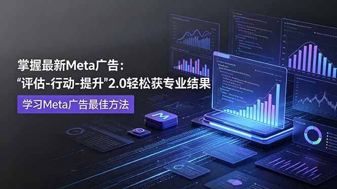 掌握最新的Meta广告，通过“评估-行动-提升”2.0版本轻松获得专业级结果。学习目前学习Meta广告的最佳方法-大象聊项目