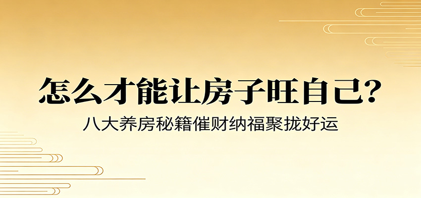 付费文章《怎么才能让房子旺自己？》八大养房秘籍催财纳福聚拢好运-大象聊项目