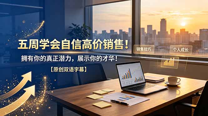 五周学会自信高价销售！拥有你的真正潜力，展示你的才华！【原创双语字幕】-大象聊项目