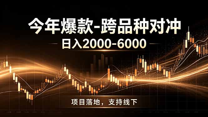 全新跨品种对冲模式上线！日稳定盈利 2000-6000，合规长久可批量放大-大象聊项目