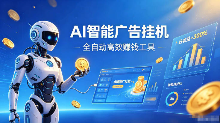AI智能广告挂G，在家自动賺收益，全程无需人工操作、不用直播、不用拉人【揭秘】-大象聊项目