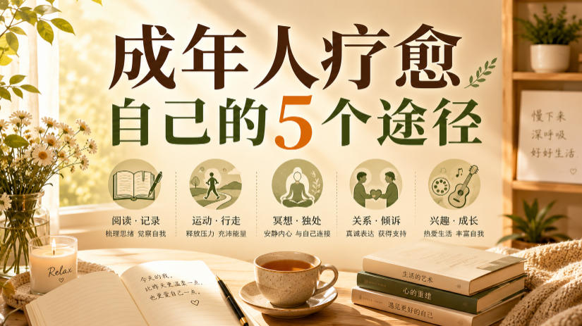 付费文章：成年人疗愈自己的5个途径-大象聊项目