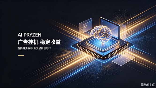 AI Pryzen 广告挂机｜24小时自动跑，日入300-500，新手零门槛-大象聊项目