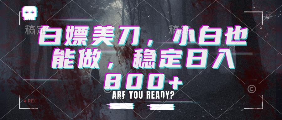 白嫖美刀，小白也能做，稳定日入800+-大象聊项目