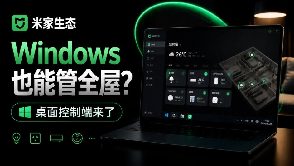 Windows电脑也能管全屋？这下真省心，米家生态桌面控制端来了，Github最新开源，MiHome-Windows-大象聊项目