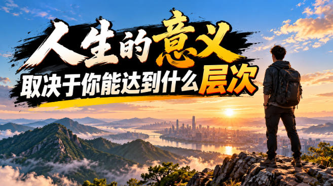 某公众号付费文章：人生的意义，取决于你能达到什么层次-大象聊项目