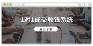1对1成交收钱系统，全网130万粉丝，十年专注于引流和成交！-大象聊项目