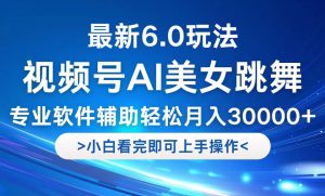 视频号最新6.0玩法，当天起号小白也能轻松月入30000+-大象聊项目