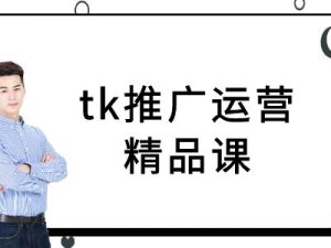 tk推广运营精品课-tiktok跨境电商教程-大象聊项目