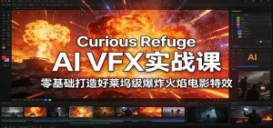 Curious Refuge AI VFX实战课，零基础打造好莱坞级爆炸火焰电影特效-大象聊项目