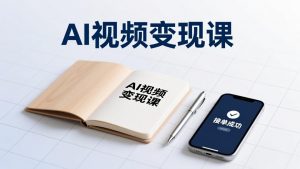 AI视频变现课，学完即可创作短片、接商单，实现副业增收，单项目报价可达千元-大象聊项目