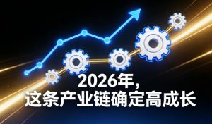 付费文章:2026年,这条产业链确定高成长-大象聊项目