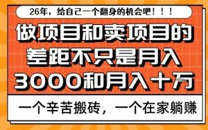 为什么卖项目能轻松月入10个W,而做项目却真正賺不到什么钱?原因竟然是这个!【揭秘】-大象聊项目