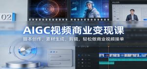 AIGC视频商业变现课:脚本创作、素材生成、剪辑,轻松做商业视频接单-大象聊项目