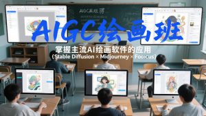AIGC绘画班，掌握主流Ai绘画软件的应用(Stable Diffusion x Midjourney x Fooocus)-大象聊项目