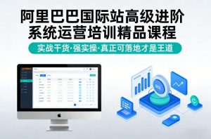 阿里巴巴国际站高级进阶系统运营培训精品课程，实战干货，强实操，真正可落地才是王道-大象聊项目