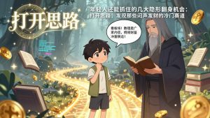 付费文1+2:年轻人还能抓住的几大隐形翻身机会:打开思路,发现那些闷声发财的冷门赛道-大象聊项目