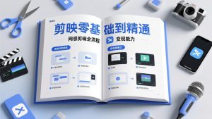 剪映零基础也能快速上手,从入门到精通掌握网感剪辑全流程,掌握能直接变现的剪辑能力-大象聊项目