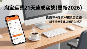 淘宝运营21天速成实战(更新2026-大象聊项目