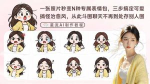 一张照片秒变N种专属表情包，三步搞定可爱搞怪治愈风，从此斗图聊天不再到处存别人图-大象聊项目