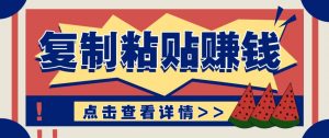 零门槛零成本复制粘贴赚钱项目，评论区留言评论即可轻松日赚取100+-大象聊项目