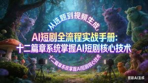 AI 短剧全流程实战手册：从选题到视频生成，十二篇章系统掌握 AI 短剧核心技术-大象聊项目