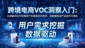 跨境电商VOC洞察入门：从海量评论中挖掘用户未被满足的需求，用数据驱动产品迭代与增长-大象聊项目