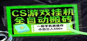 CSGO游戏挂机捡漏搬砖，超稳定的项目，带领1000+小白实现日入500+-大象聊项目