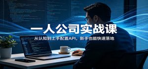 一人公司实战课：从认知到上手配置API，新手也能快速落地-大象聊项目