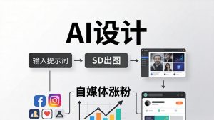 人人都是AI设计师：SD出图+自媒体涨粉一站教学，告别图文素材焦虑，AI设计让你轻松避开内卷-大象聊项目