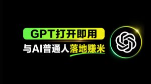 AI工具与变现，AI对于普通人怎么落地与收益-大象聊项目