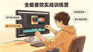 全能音效实战训练营：数千种分类音效+数十个FCPX工程，告别音效单一，剪出电影质感-大象聊项目